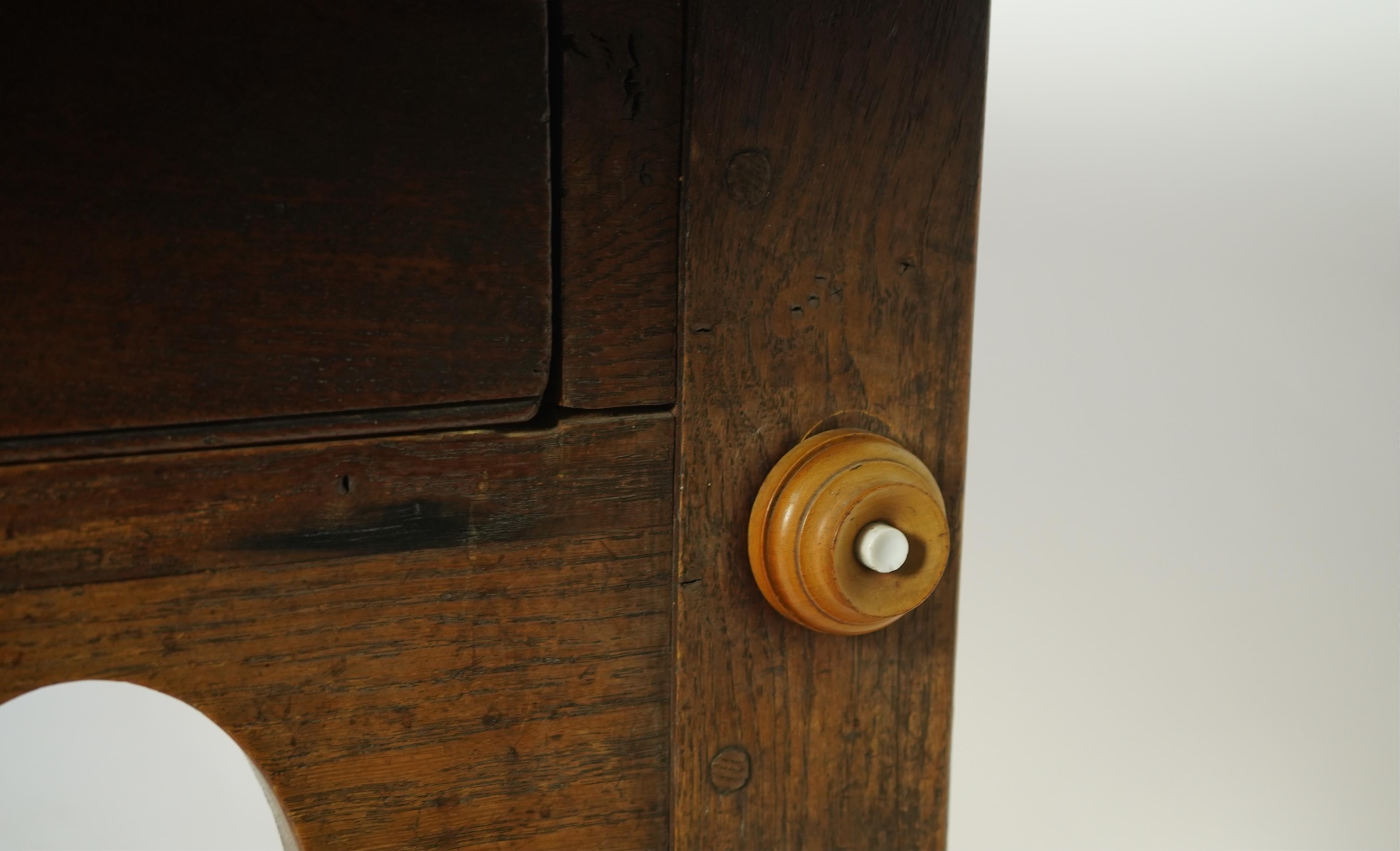 A 19th century rectangular oak refectory dining table